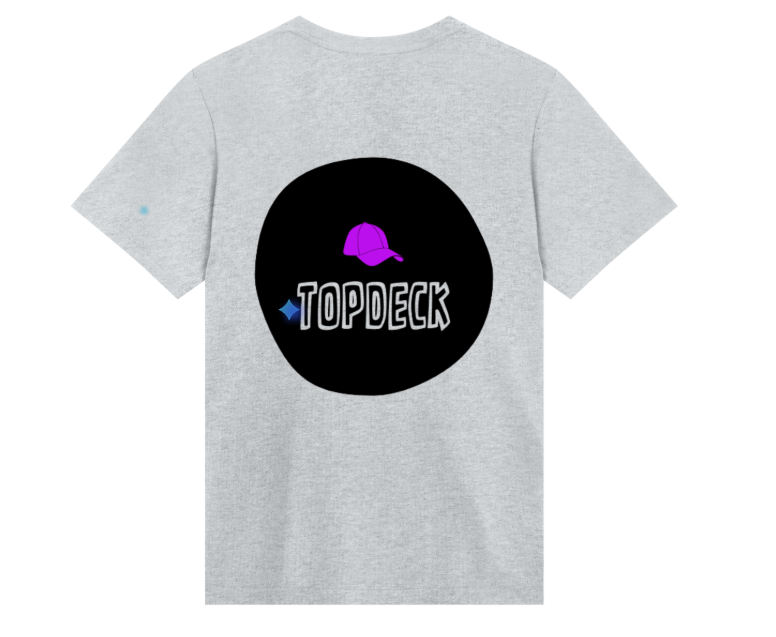 T-shirt Topdeck logo comfortabel katoenen T-Shirt