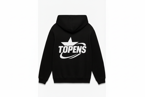 Topens Signature Hoodie Zwart - Voorkant