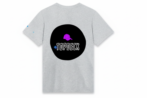 Topdeck Logo T-Shirt Zwart - Achterkant